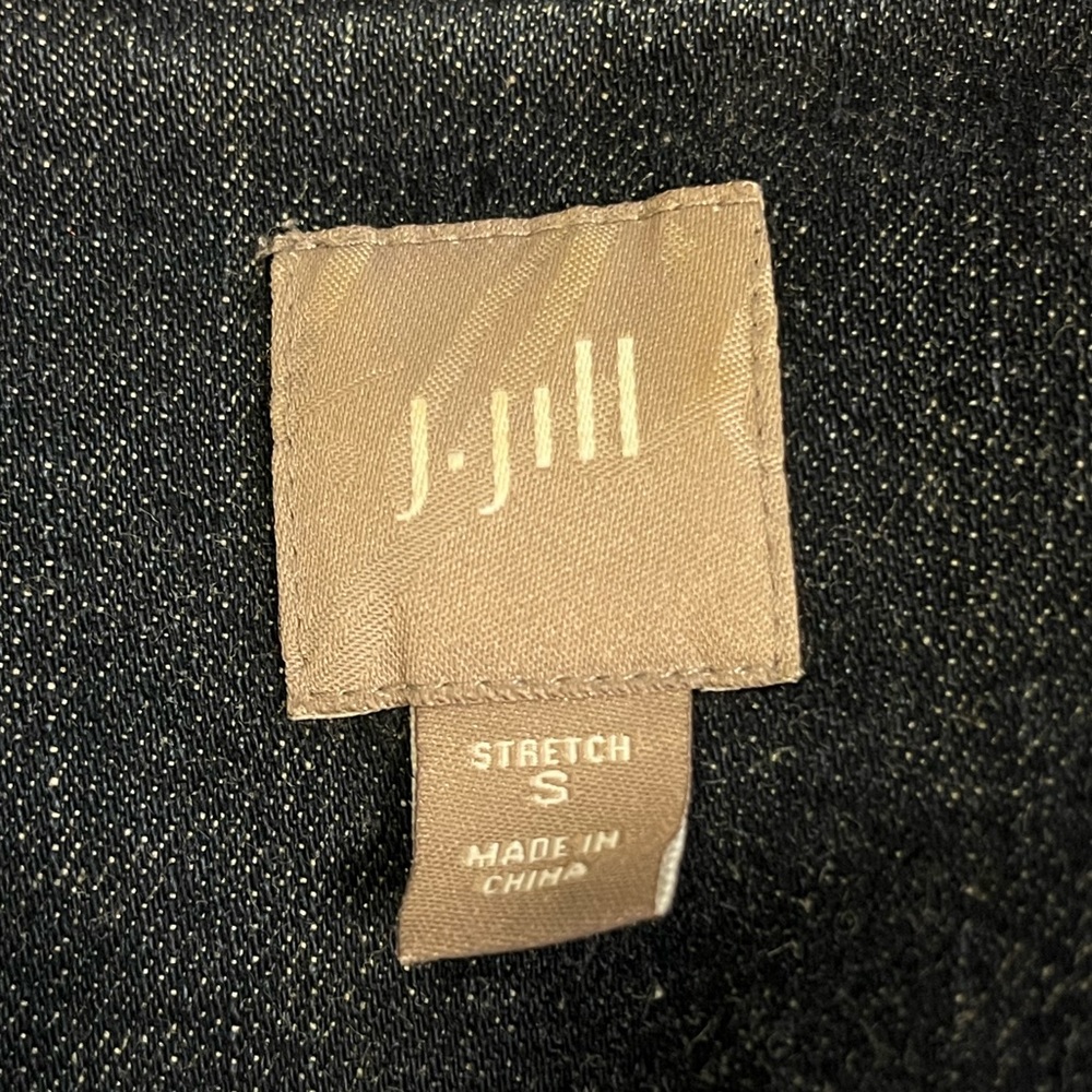 J.Jill Denim 3/4 Sleeve Cropped Jacket size Small - Picture 8 of 11